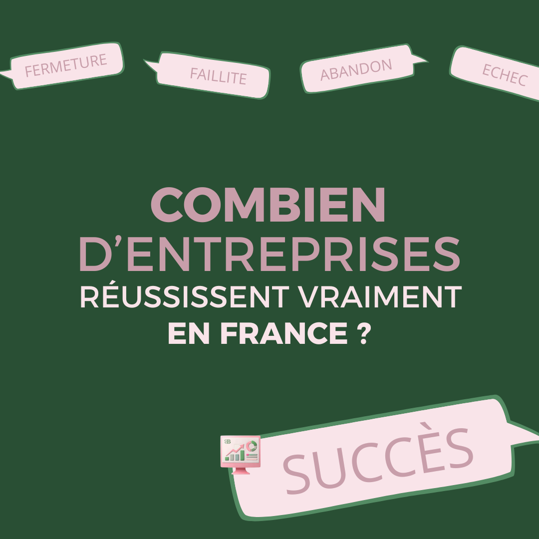 Combien d’entreprises réussissent vraiment en France ?