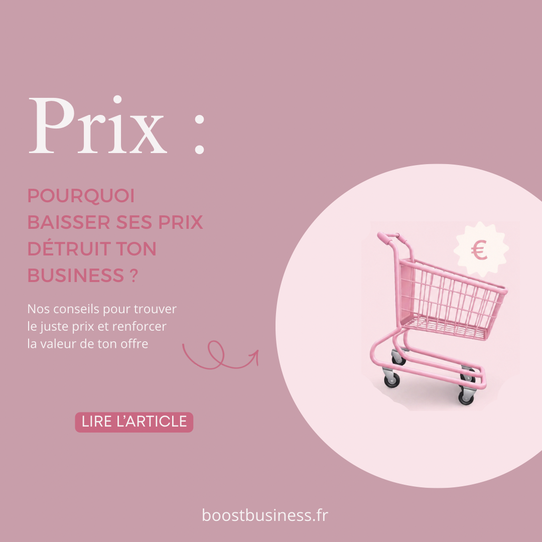 Pourquoi baisser ses prix détruit ton business (et comment fixer le bon prix)