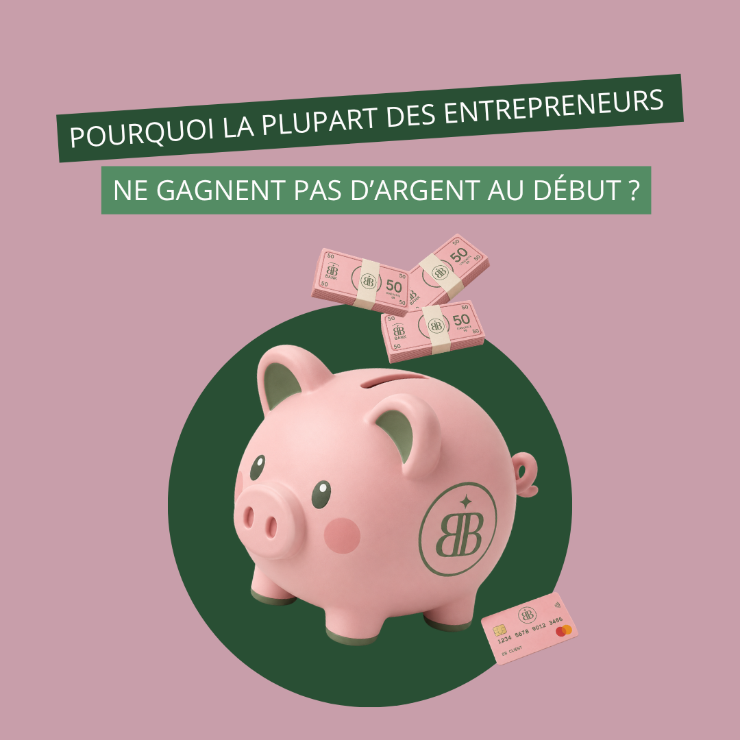 Pourquoi la plupart des entrepreneurs ne gagnent pas d’argent au début ?